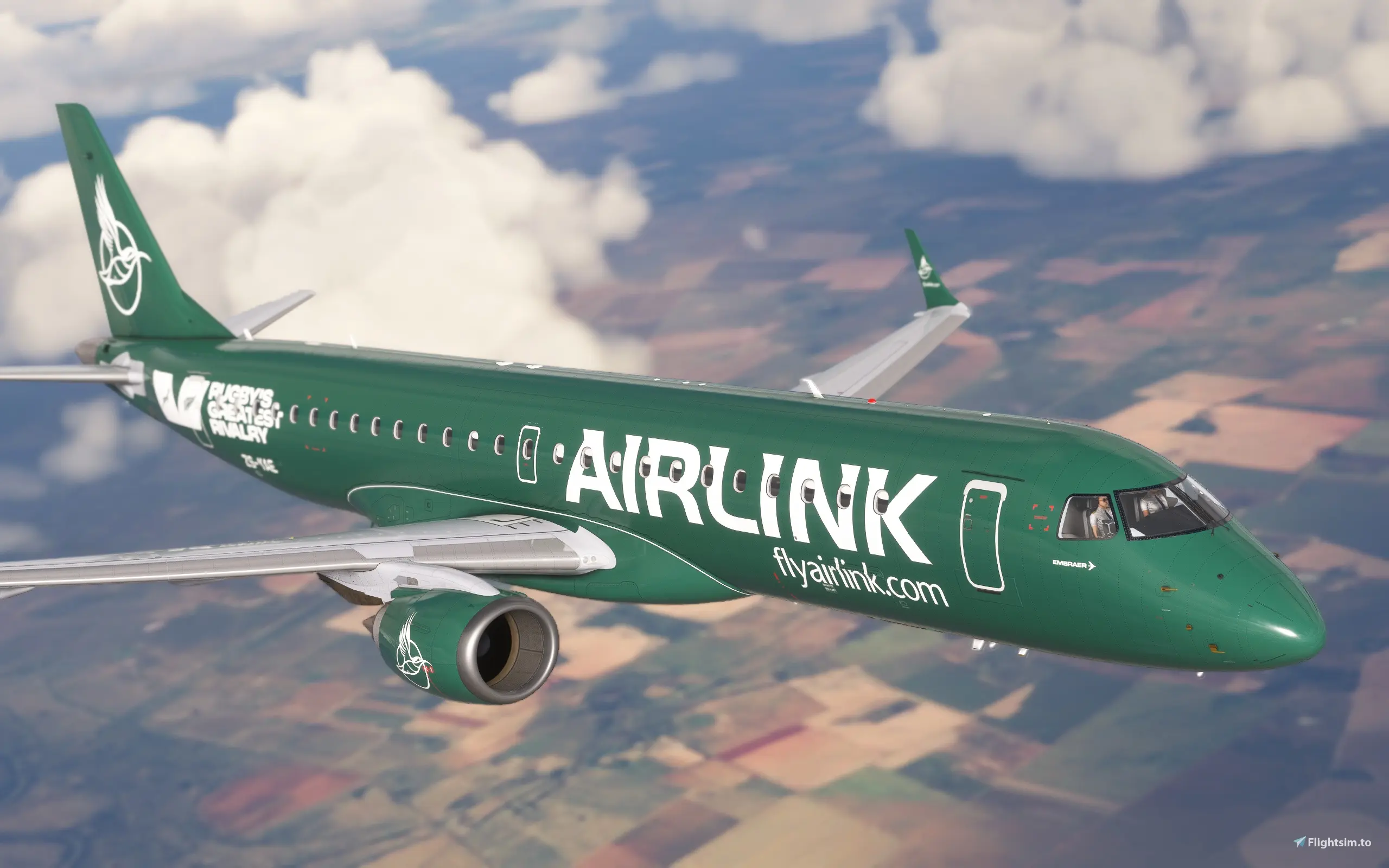 Airlink E190 featured livery